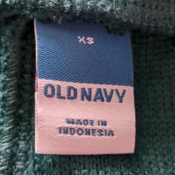 Old Navy Forest Green Mid Rise Sherpa Sweatpants with Pockets size XS - Picture 9 of 10